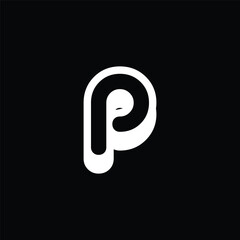 P embroidery pattern, luxury P monogram, P monogram decal, bespoke P, P wall sticker, rustic monogram P, P digital file, floral monogram P, monogram clipart P, P printable art, abstract P, funky P