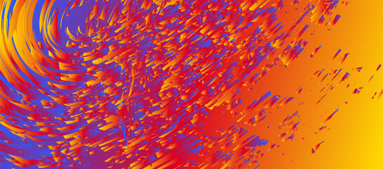 Modern abstract art texture featuring vivid colors.