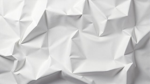 Exploration of texture defined by light and shadow in an abstract crumpled white surface