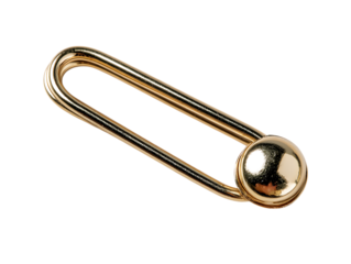 Golden Safety pin