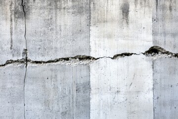 fractured wall with cracks
