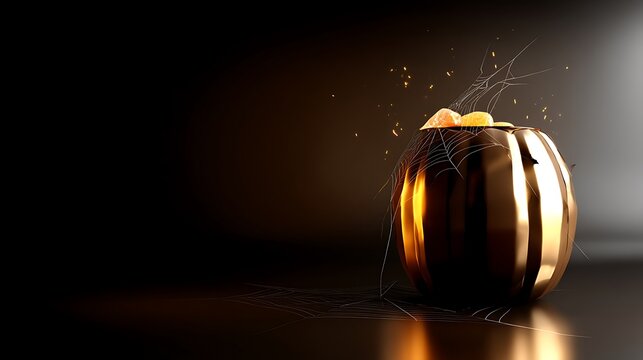 Spooky halloween food fest community park flyer design nighttime aesthetic cauldron bubbling with treats