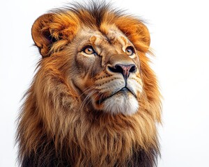 Fototapeta premium Close-up portrait of a majestic lion