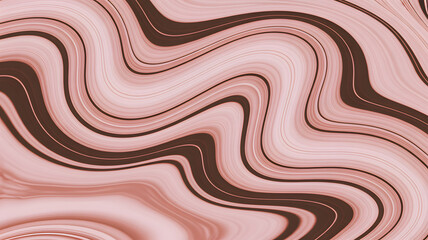 Abstract wave background pattern design in pink and brown tones Vector illustration Marble texture S