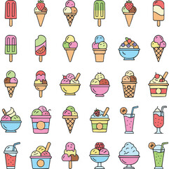 Frozen Treats Icons