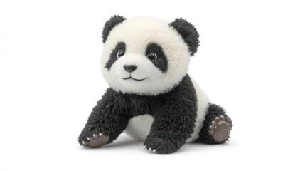 Cute panda plush toy