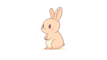 Obraz premium Cute rabbit illustration