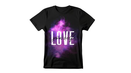  black t shirt design concept