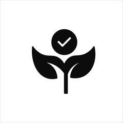 ecological icons. simple solid vector