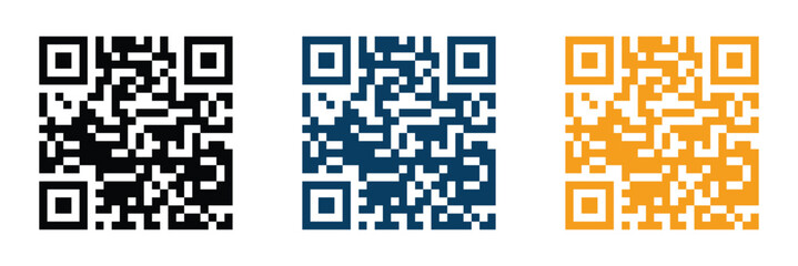Fototapeta premium QR code icon