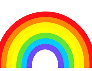 Fototapeta premium Vibrant rainbow graphic