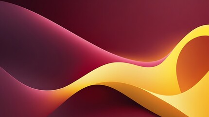 Abstract layered paper wave design in gradient color scheme creating a vibrant modern feel.