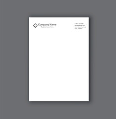 corporate modern letterhead design template. creative modern letterhead design template for your business. letterhead, letterhead, simple minimal letterhead design.