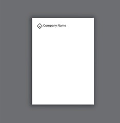 corporate simple letterhead design template. creative modern letterhead design template for your business. letterhead, letterhead, simple minimal letterhead design.