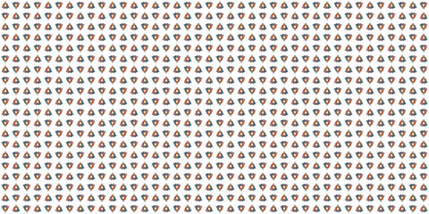 Repeating geometric shapes decorative arrangement.
An array of repeating geometric shapes arranged in a grid pattern.