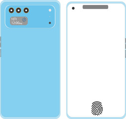 Futuristic Dual-Display Smartphone Concept.