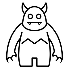 monster outline-icon-