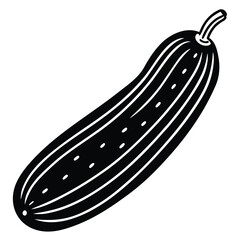 cucumber icon on white background