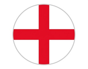 Fototapeta premium Circle England flag