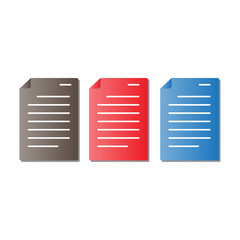 Vibrant digital document icons representing organized information and essential data files