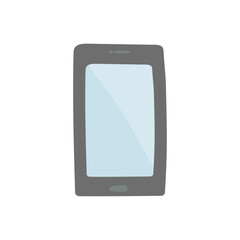 A sleek mobile phone device graphic, ready for use in design
