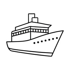 Obraz premium ship Svg