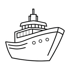 Obraz premium ship Svg