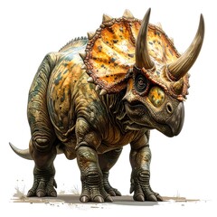Fototapeta premium Dinosaur, Triceratops, prehistoric