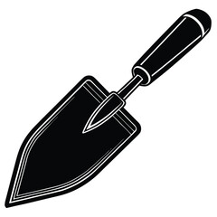 trowel icon on white background