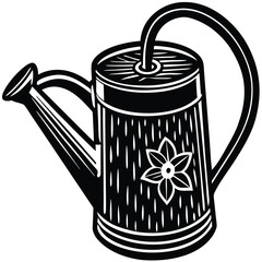 watering can icon on white background