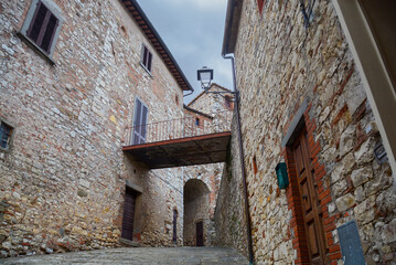 Stone Street in Radda in Chianti, Tuscany