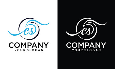 Initial Letter SC Logo Design. SC Logo Design. Creative And Modern SC logo.