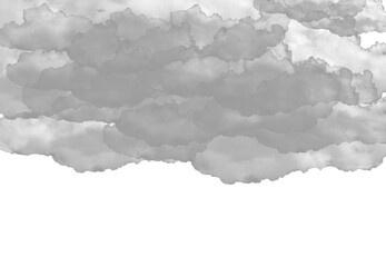 white clouds on PNG format