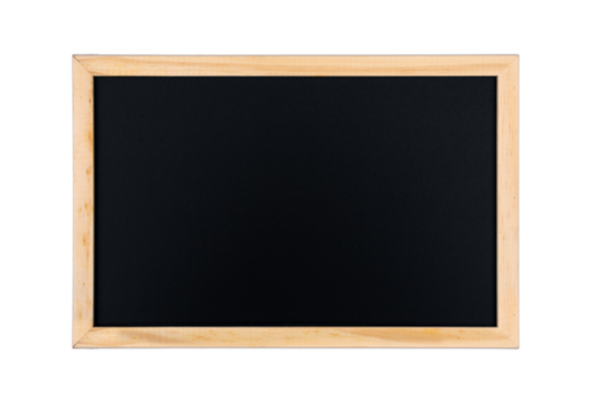Blackboard leave blank for write anything isolated on transparent background or png file. - Powered by Adobe