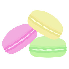 マカロンのイラスト