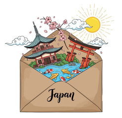 vector illustration of an envelope