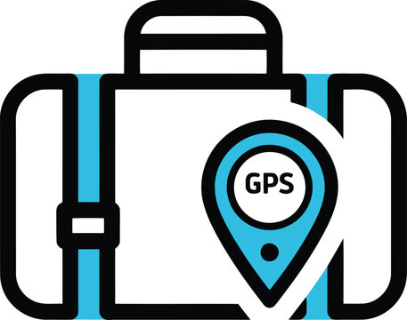 GPS-Enabled Travel Backpack Icon