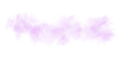 Isolated Purple Fog and Dust with Flowing Cloud Pattern, Light Glow, and Mysterious Vapor Elements for Decorative Wallpapers