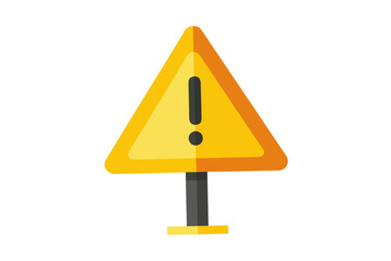 yellow warning sign