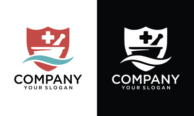 Creative Pharmacy Concept Logo Design