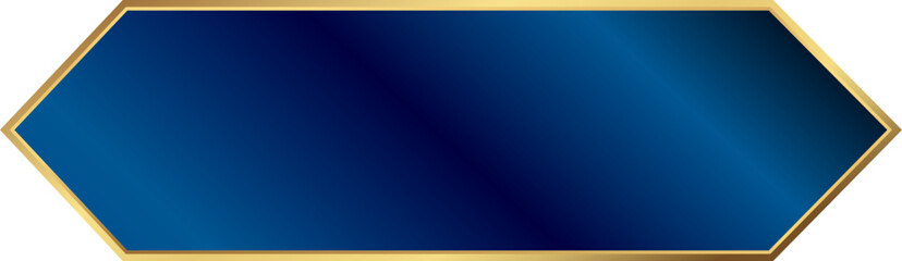 Premium Blue Label for Premium Branding and Packaging Design