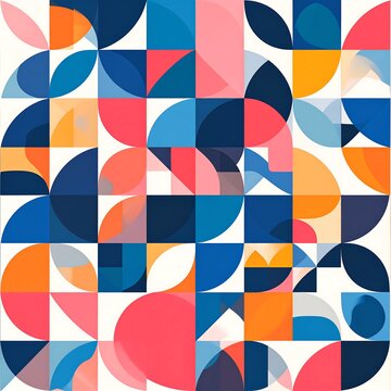 Colorful geometric pattern