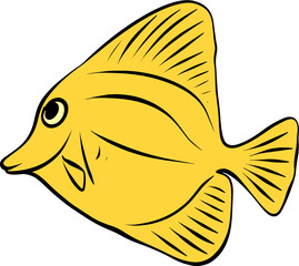 Bright Shoal Basslet Clipart