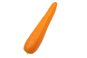 Orange carrot on black background illustrating healthy organic vegetable rich in vitamins nutrients
