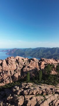 Capu d'Orto- Corsica Mountain, drone video 4k