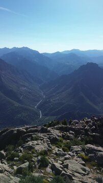 Capu d'Orto- Corsica Mountain, drone video 4k