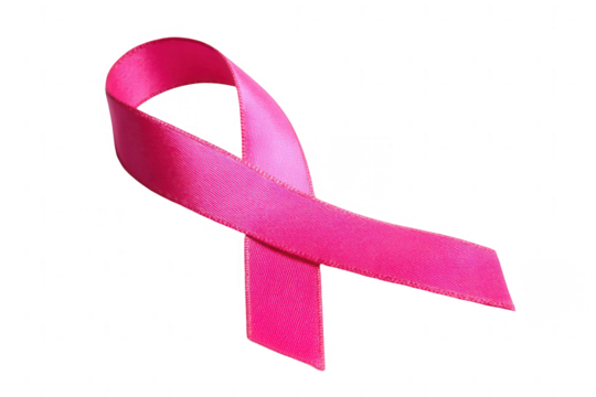 pink ribbon, a symbol of cancer awareness