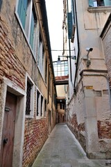 Alley in the San Marco district of Venice, Italy