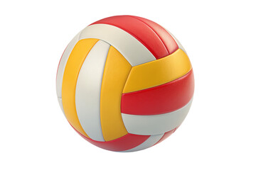 Colorful volleyball for sports activities and fun beach games with vibrant design appeal
