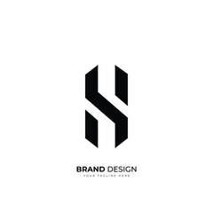 Letter S modern unique stylish monogram logo